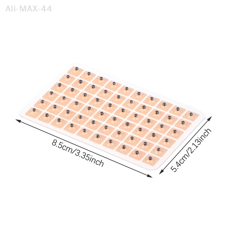 1200Pcs Magnetic Acupuncture Ear Stickers Auricular Massage Pressure Points Stick-On Beads for Ear Therapy