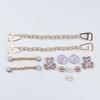 High-End DIY Shoe Accessories: Floral Shoe Buckles & Jewelry Set
