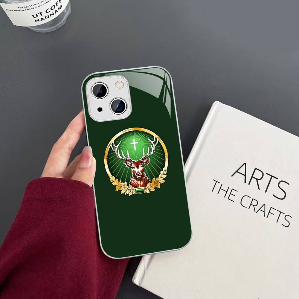 Heißer J-JaegermeisterS Für iPhone 14 13 12 Mini 11 Pro XS Max X XR 14 Plus Gehärtetes Glas Cover