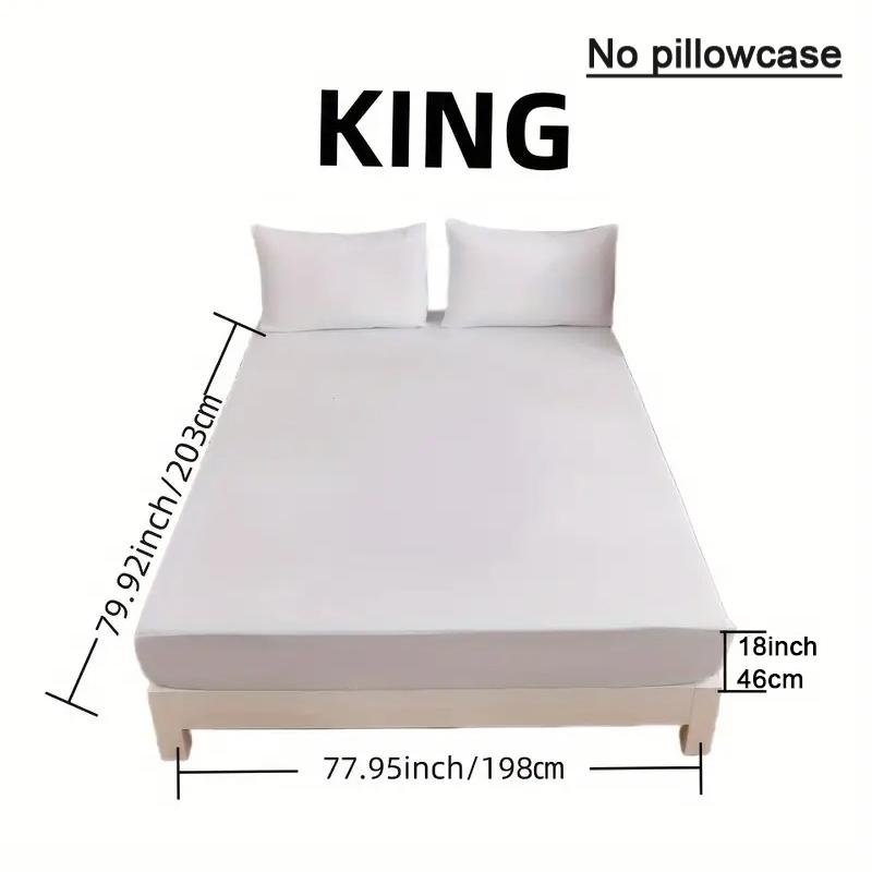 Black, White, and Gray Solid Color Fitted Sheet Bedding—super Soft and Skin-friendly Sheets with Deep Pocket Mattress Topper