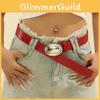 Modischer Jeansgürtel für Damen mit Legierungsschnappverschluss und einzigartigem Design für den Freizeitstil