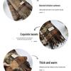 Plaid Tassel Neck Scarf - Versatile, Thick, Warm, Unisex Winter & Autumn Style for Women, Students, Couples & Boys
