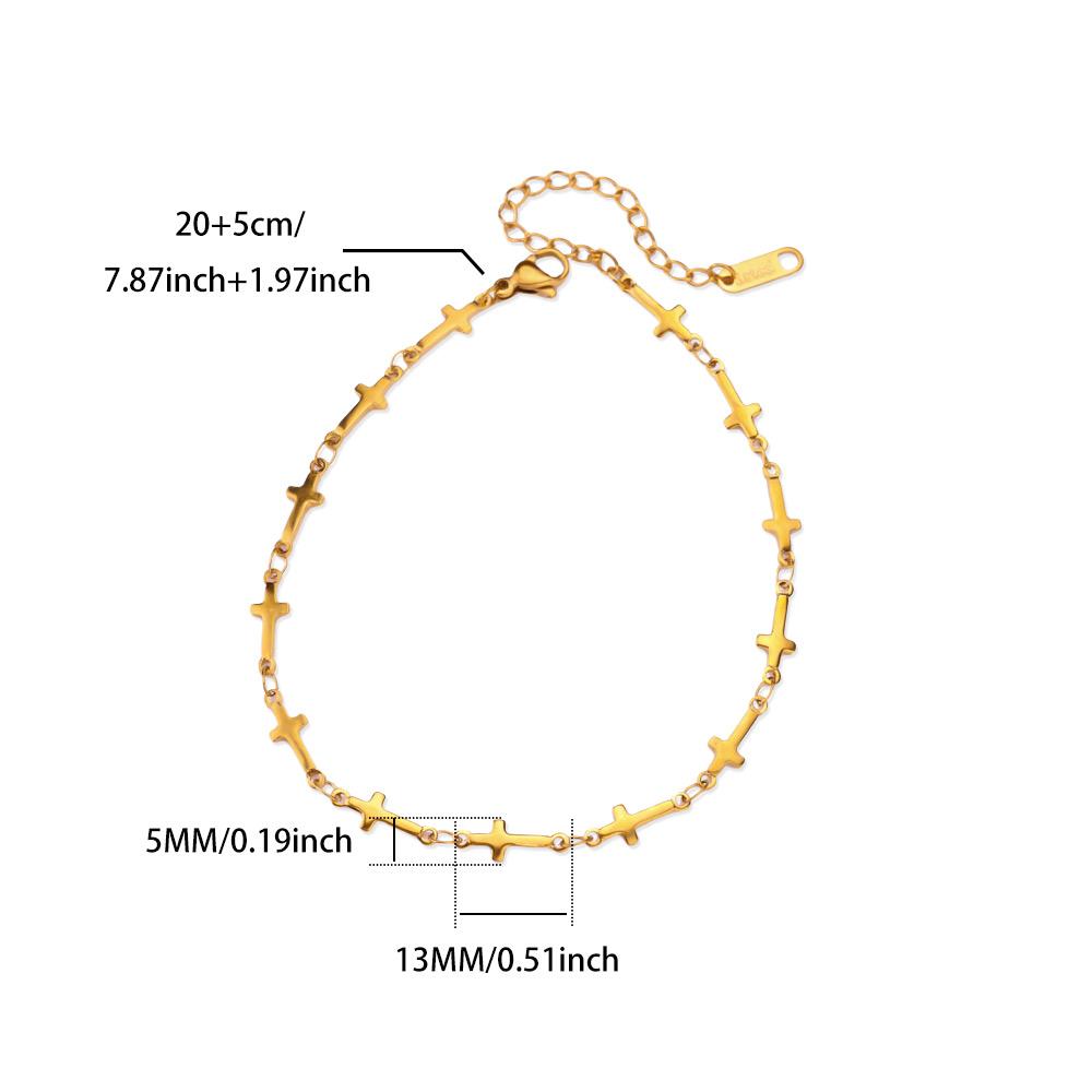 Tiny Heart Stainless Steel Anklet Gold Color Anti Fading Foot Anklets Bracelet Summer Beach Accessories Vintage Jewelry Gifts