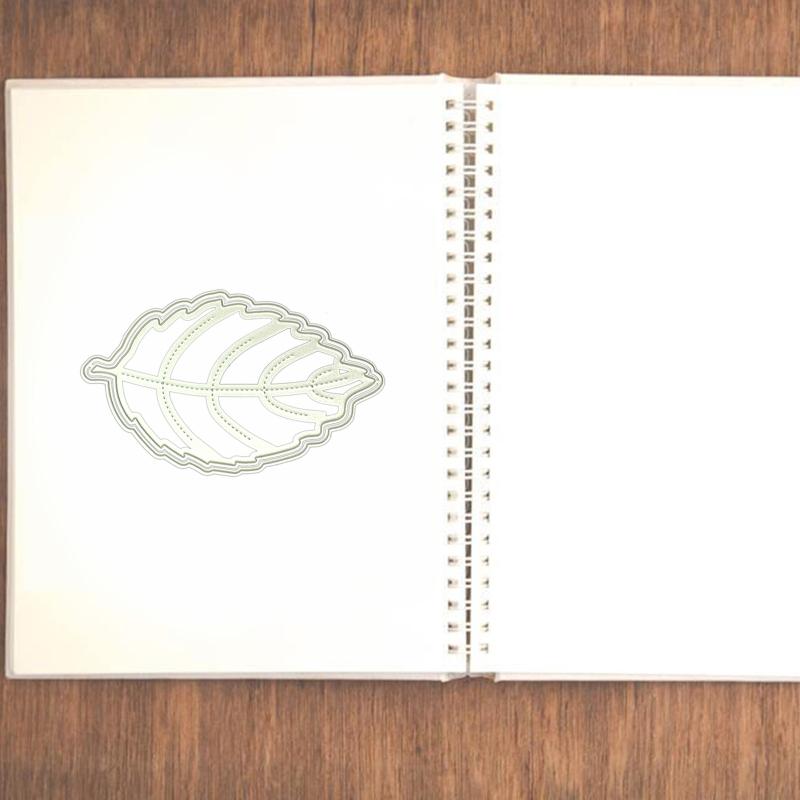 Tree Leaves Shape Metal Die Cuts Cutting Dies Cut Stencils for DIY Embossing Paper Leather Scrapbooking Card Making