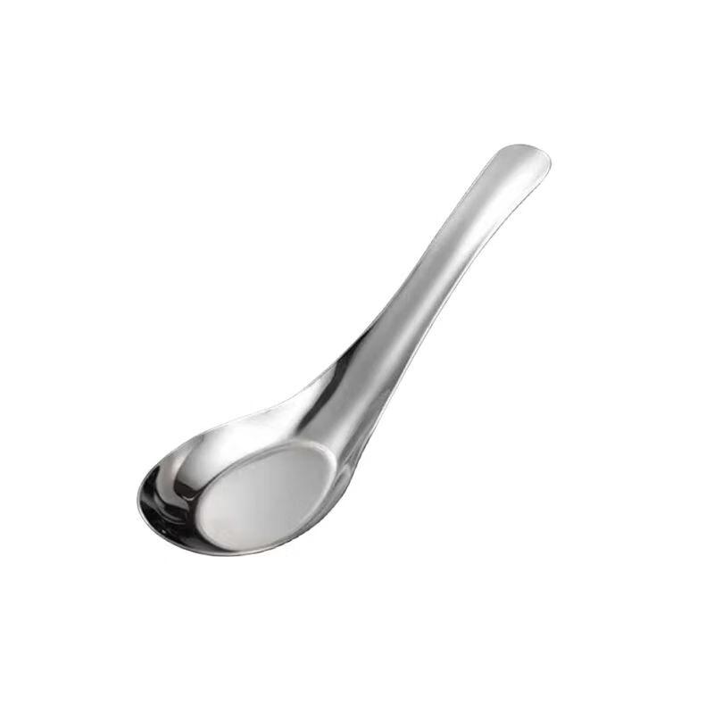 304 Stainless Steel Retro Deep Spoons (5-Pack)