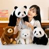 Cute Lying Down Panda Doll Polar Bear Plush Toy Soft Body Lying Down Baby Bear Sleeping Pillow Doll