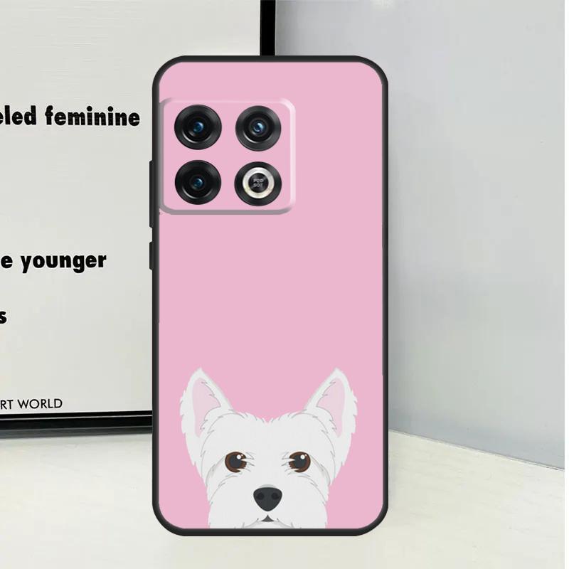 Cartoon Westie Dog For OnePlus Nord CE 5 2 3 4 Lite N20 N30 Case For OnePlus 15 13 12 11 10 Pro 10T 12R 13R 13T