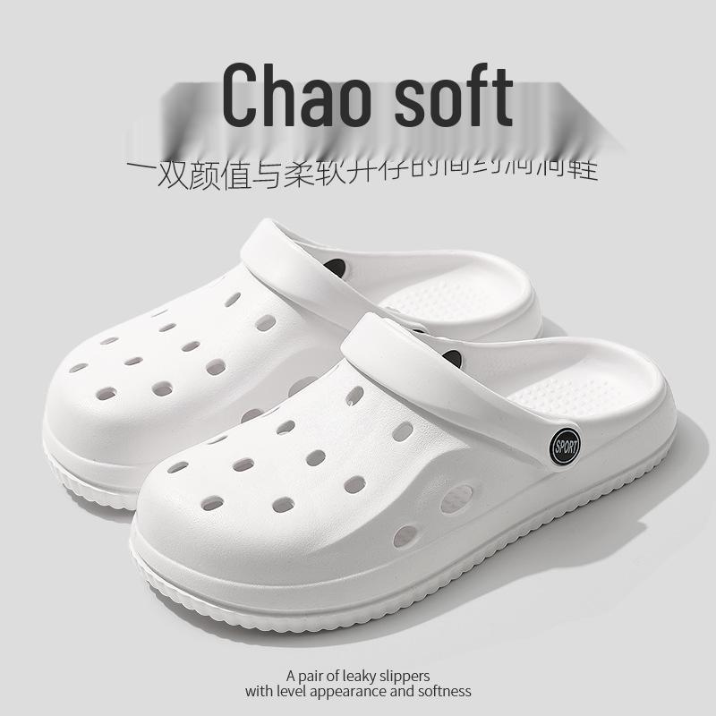 Herren Rutschfeste Geruchshemmende Zehengeschlossene Strandsandalen