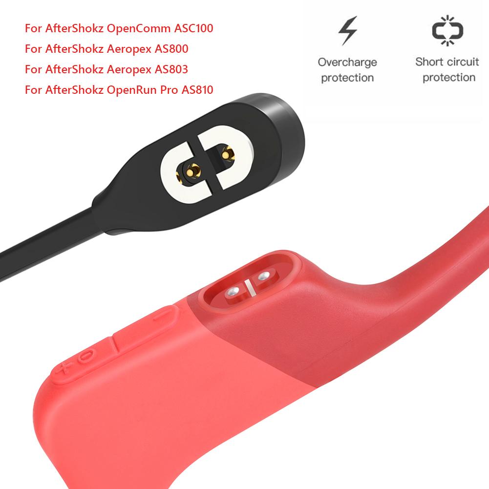 

de# 60cm Headphones Charger Cable for AfterShokz OpenComm ASC100/Aeropex AS800