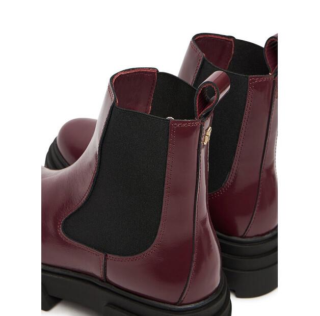 Shiny Chelsea Boots Tommy Hilfiger FW0FW09042, Brown