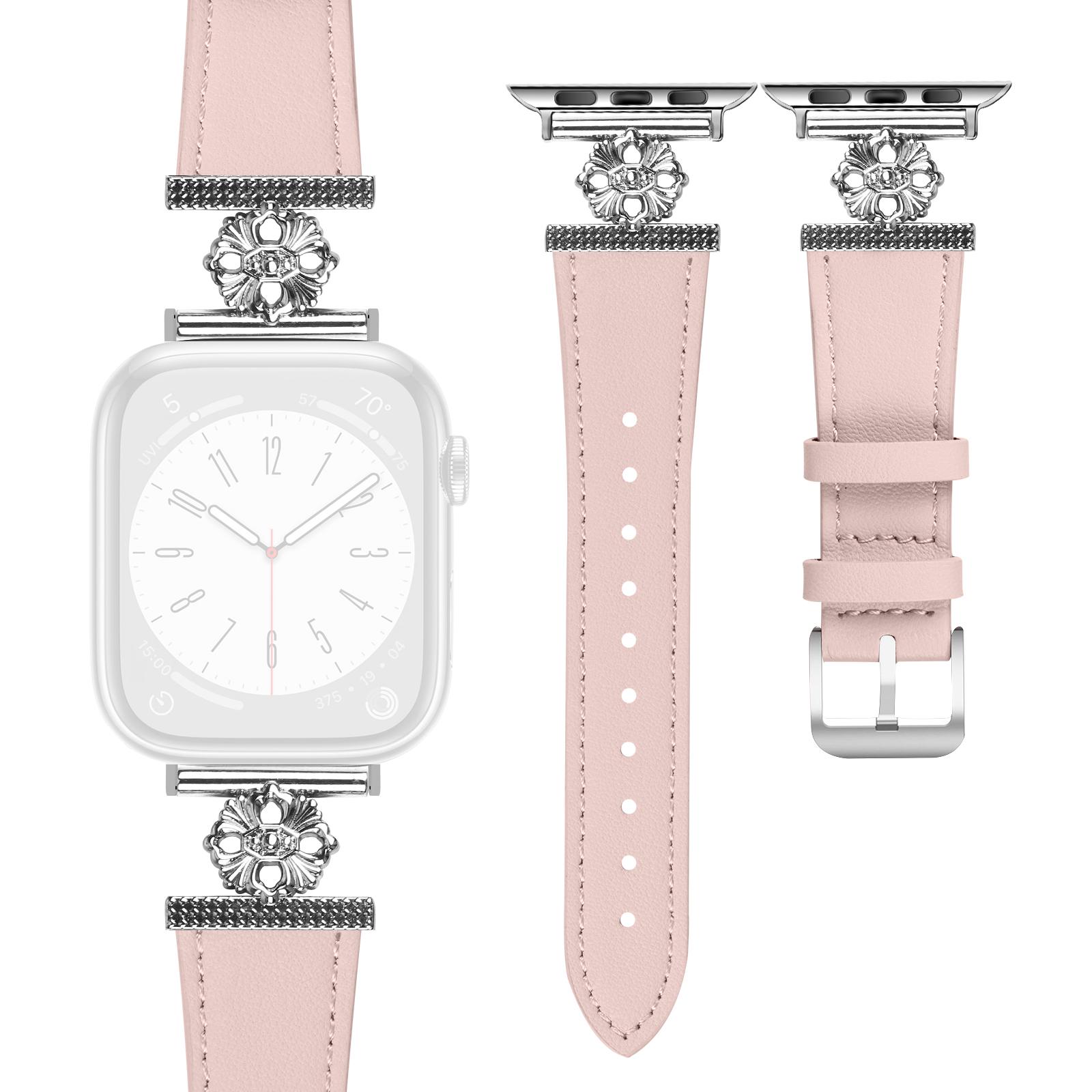 

Ремешок для Apple Watch Series 10 46мм/Ultra 2/Ultra 49мм/9 8 7 45мм/SE (2023) SE (2022) SE 6 5 4 44мм/3 2 1 42мм Ремешок Pink