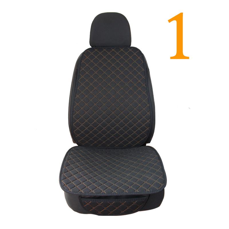Flax Car Seat Cover Protector Universal Linen Front Rear Back Cushion Protect Pad Mat Backrest Accessories Interiors Truck