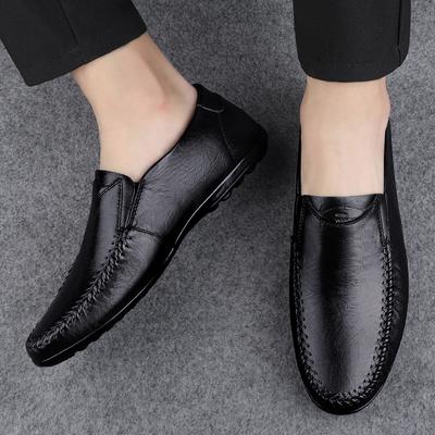 High-end Handgemaakte Echt Lederen Herenschoenen Italiaans Luxe Merk Loafers Heren Lichte Casual Schoenen Handgemaakte Antislip Rijschoenen