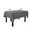 Nappe en polyester Essentiel 145 x 200 cm gris souris