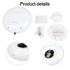 Dense Foam Automatic Soap Pump Hand Soap Dispenser Non-marking Glues Punch-free Installation Room Temperature Reading