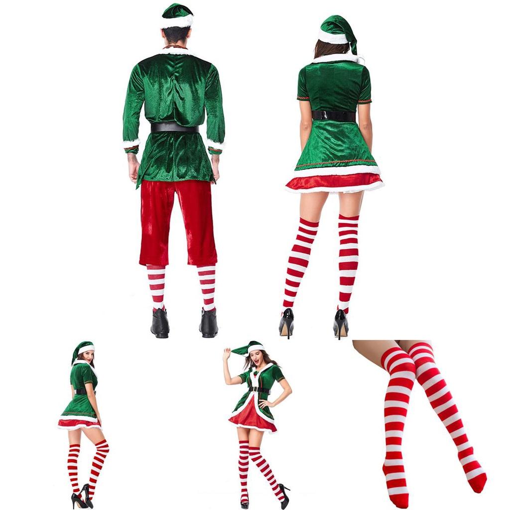 High Quality Elf Cosplay Outfit For Couples Ideal For Christmas Celebrations