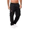 Men's Solid Color Loose Overalls Men's Casual Fashion Sweatpants