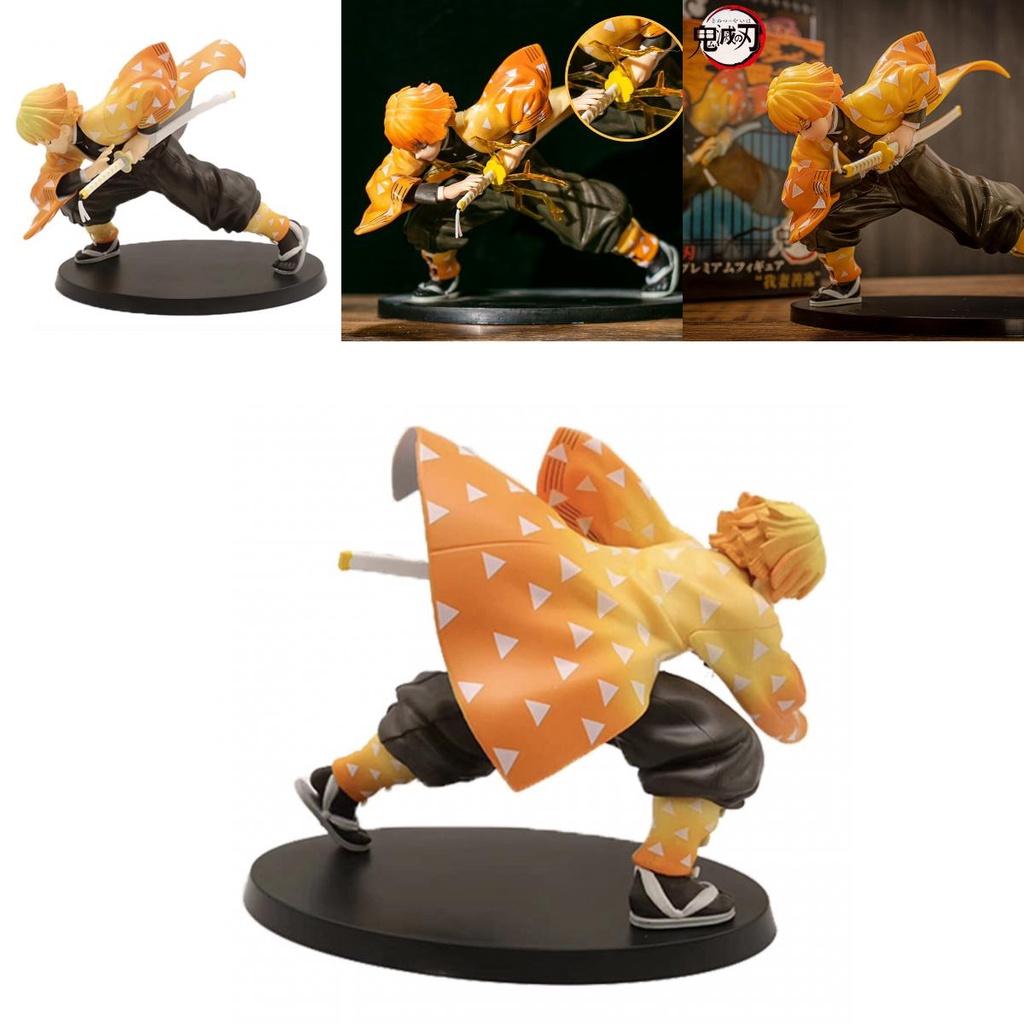 Lebensechte Dämonentöter Agatsuma Zenitsu Figur Spielzeug Für Sammlung Und Geschenke