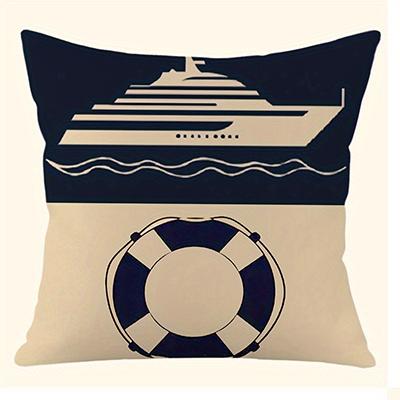 

Vintage Nautical Compass PillowcaseSuitable for sofa car bedroom decorative cushion cover pillow cover 45x45cm