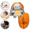 Baby Atmen Kaninchen Plüsch Spielzeug mit Beruhigende Musik Karotten Licht Musical Erdbeere Gefüllte Hase Plüschtier Tier Puppe
