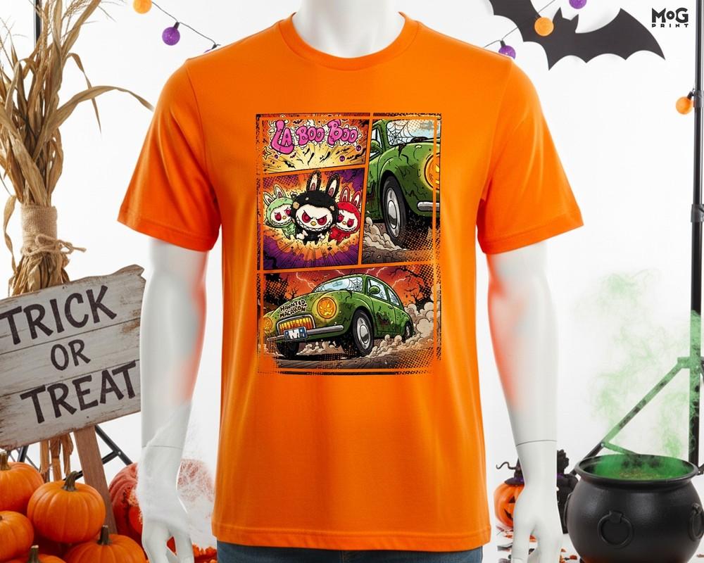 

Spooky Trick or Treat Evil Pumpkin T-shirt Halloween Holiday Celebration Tee XL
