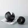 Matte Resin Abstract Swirl Decor Ball Sculptural Centerpiece for Bedroom/Wine Cabinet Handmade Art Decor Satisfactory Gift
