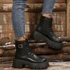 Women's Fashion Versatile Lightweight Comfortable Warm Thick Sole Comfortable Non-slip Sports Casual Martin Boots