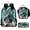 Monster No. 8 Schoolbag Multi-Functional Cross-Border Backpack