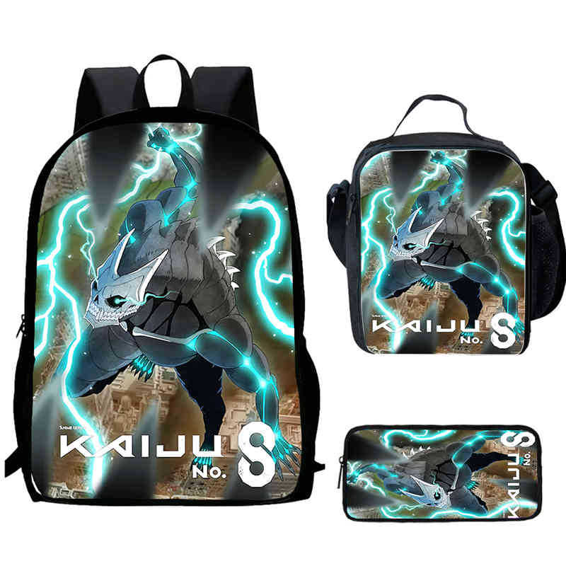 Monster No. 8 Schoolbag Multi-Functional Cross-Border Backpack