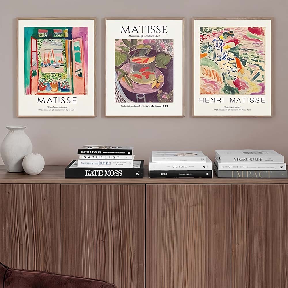 Henri Matisse Poster Vintage Wall Art Canvas Painting Nordic Abstract Landscape Paintings and Prints for Living Room Home Decor