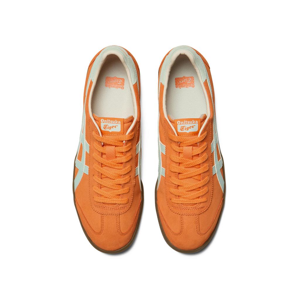 ONITSUKA TIGER Tokuten Skóra Bydlęca Split Kolor Pomarańczowy Blok Kolorystyczny Buty Stylu Życia Sportowego Sneakersy Unisex 1183C431-700