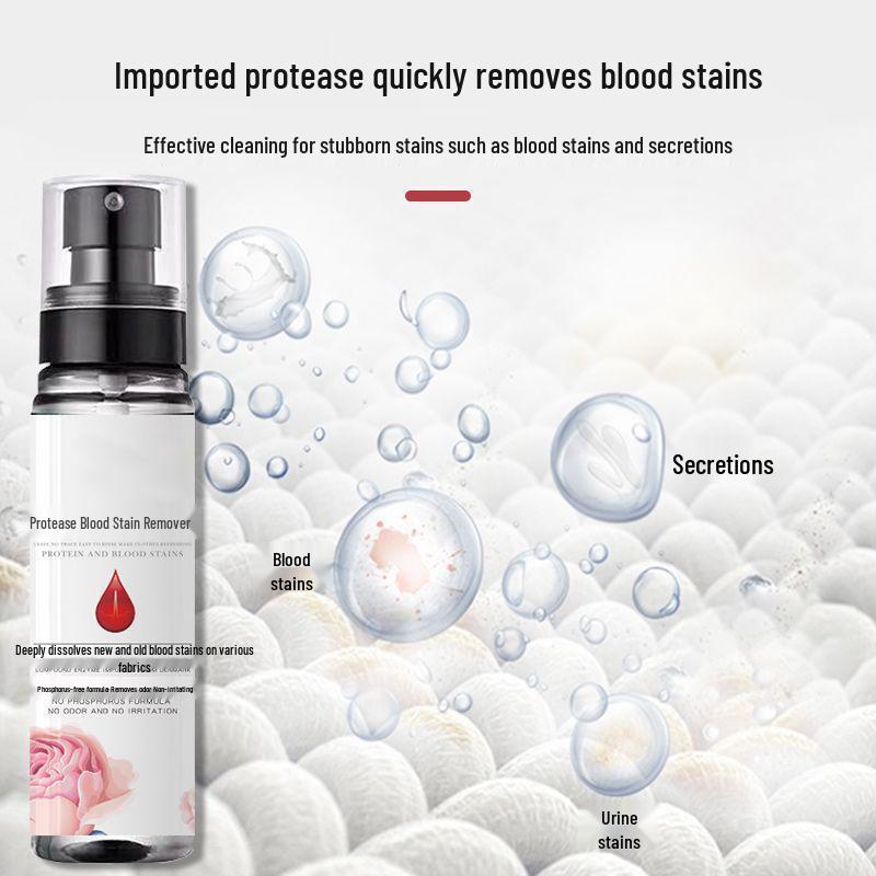 Women's Underwear Wash: Period & Blood Stain Remover for Panties and Bed Sheets, No-Wash Cleaning Agent.