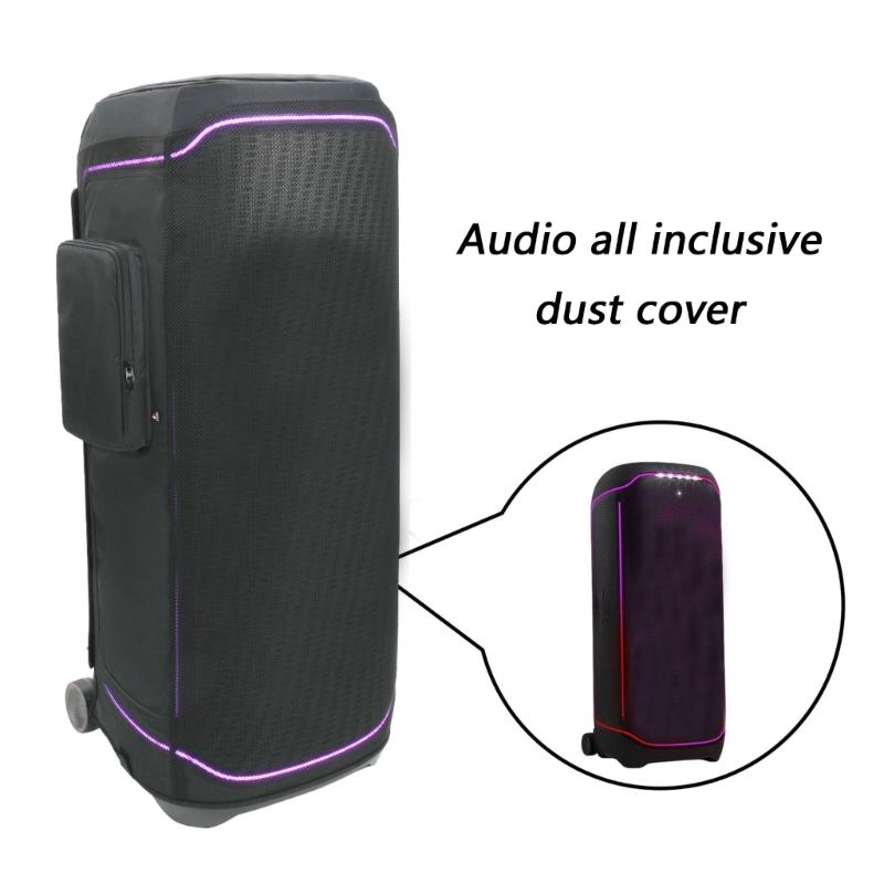 Nylon Case Proetctor Sleeve For Dedicated Speaker Precise Cutout And Sound Clear Mesh Front Panel Black