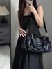 JIAERDI Vintage Black Shoulder Bags Purse Women High Street Pocket Chic Y2k Handbag Female Harajuku Casual Crossbody Bags 2025