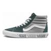 Vans Sk8 Letter Trim Comfortable Versatile High-Top Skate Shoes Unisex Sneaker Gray Green VN0A4BV6X0P