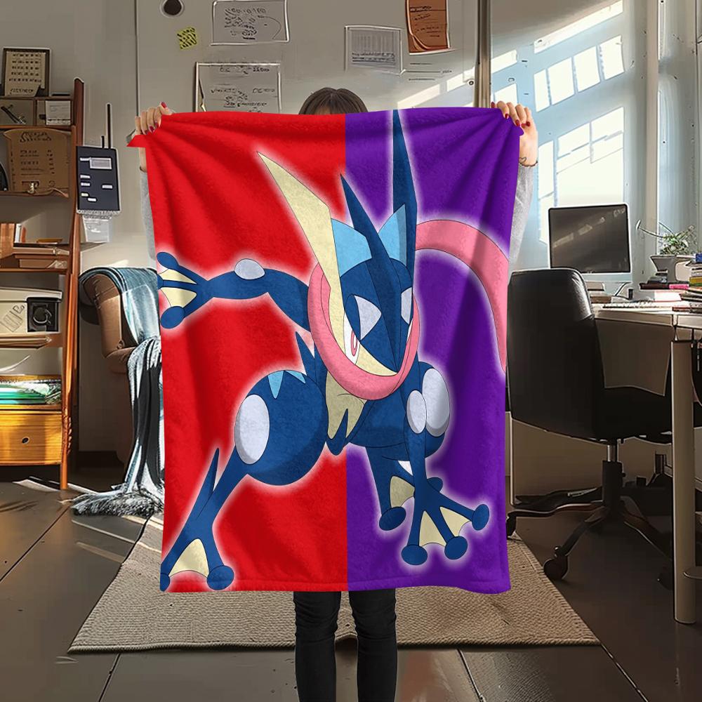 Flanelová deka s motivem Pokémonů, Vysoce kvalitní, Pohodlná pro všechna roční období, Domácí dekorace, Teplo a pohodlí, Perfektní jako dárek.