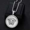 2025 Fashion Trend Jewelry Inlaid with Zircon Greek Mythology Pendant Necklace