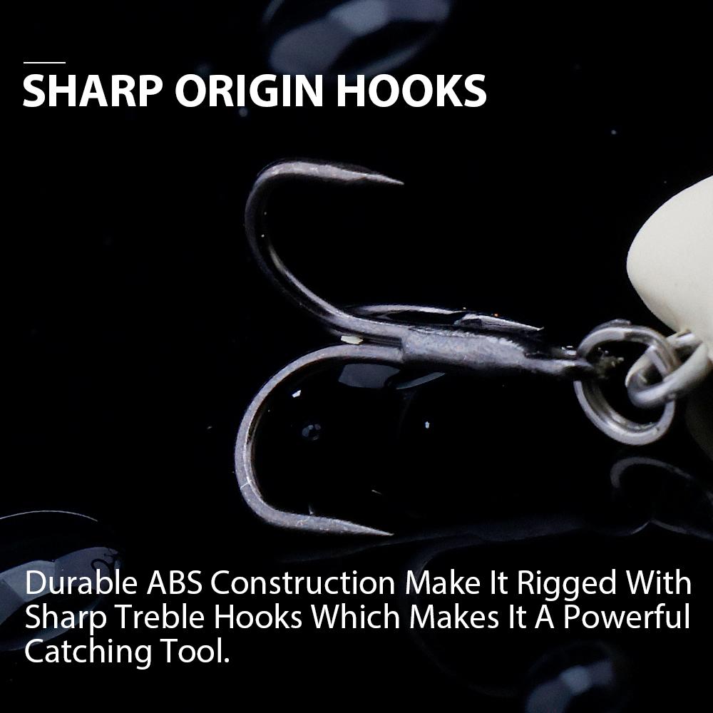 5pcs Mini Crankbait Set 30mm 2g Ultra-Light Floating Wobblers in Pocket Box Pike/Perch Lures