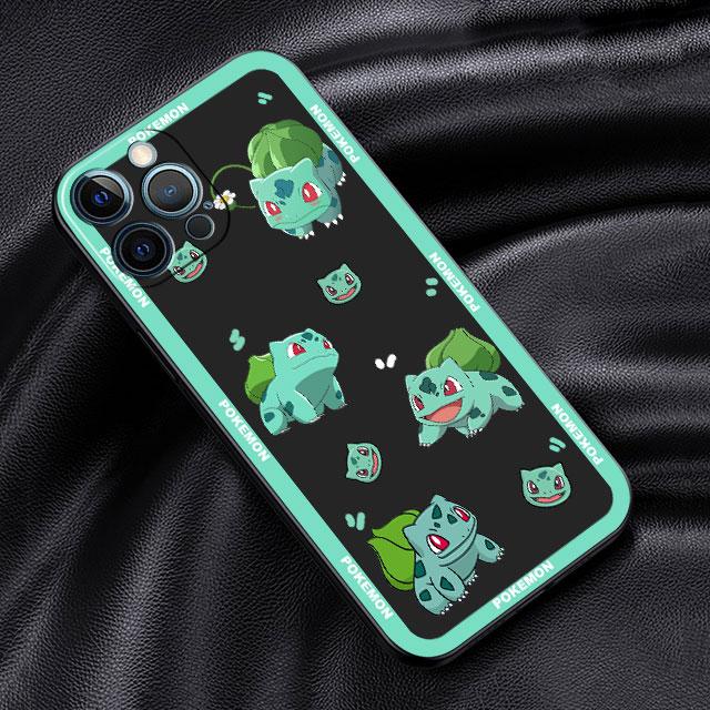 Pokemon Pikachu Cartoon Case pro Apple iPhone 14 13 11 12 Pro 7 XR X XS Max 8 Plus 6 6S SE 2022 13Pro Black Soft Phone Funda