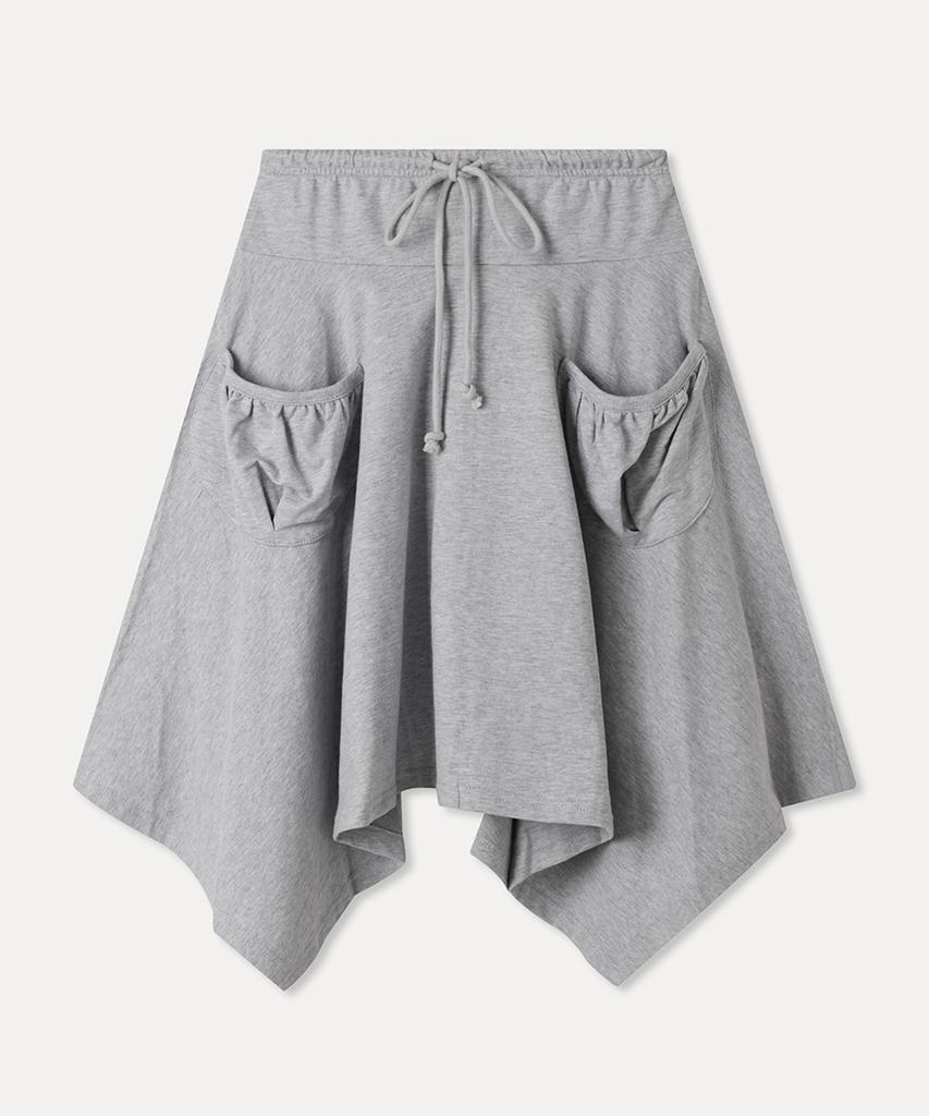 MIXXO Pocket Asymmetrical Elastic Skirt Re Wmg48Ms_Miwwmg58Qg