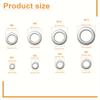 235pcs Stainless Steel Flat Washer Kit - Suitable for Home Decoration, Factory Maintenance, Automobiles and Motorcycles.