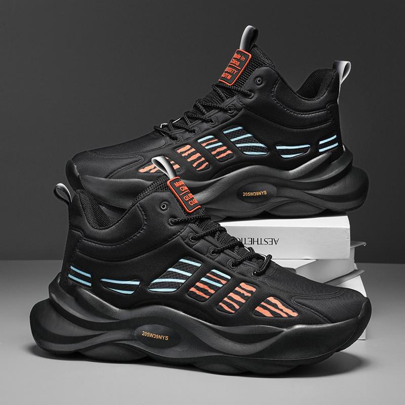 Walking Shoes Men Flat High-top Comfortable Winter Outdoor Sports Running Shoes Mesh Breathable Sneakers Man Big Size