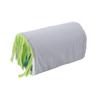 Small Animal Tassel Tunnel Nest Safe Detachable Hideout Tube House for Hamster Guinea Pig Rabbit(Gray Green )