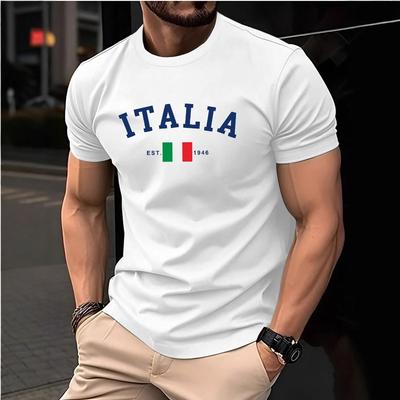 Short-sleeved T-shirt for Summer New Men's Casual Commuting Versatile Round Neck Short-sleeved T-shirt