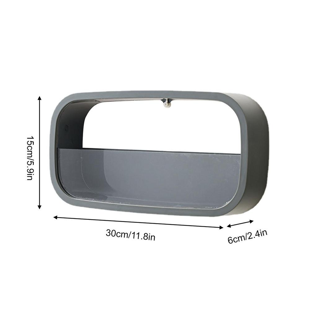 Wall Hanging Planter Rectangle Design Wall-Mounted Flower Pot Simple Stylish Geometric Wall Mounted Air Plants Pot Holder Decor