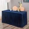 Elastic Table Cloth Hotel Conference Table Cover Meeting Room Office Flannel Rectangle Tableclover Wedding Banquet Decoration