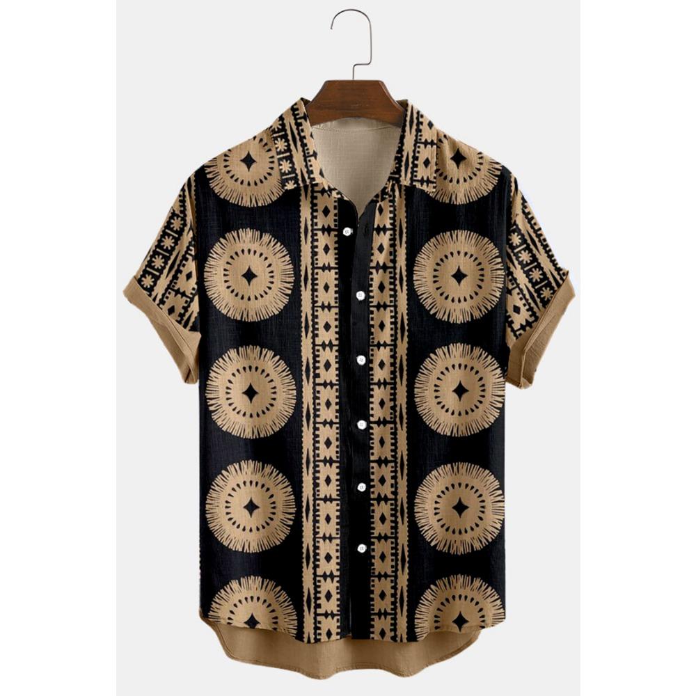 New Hawaiian Shirt for Men Skull 3d Printed Beach Shirt Short Sleeve Button Casual Men's Skull Shirts Oversized Camisa