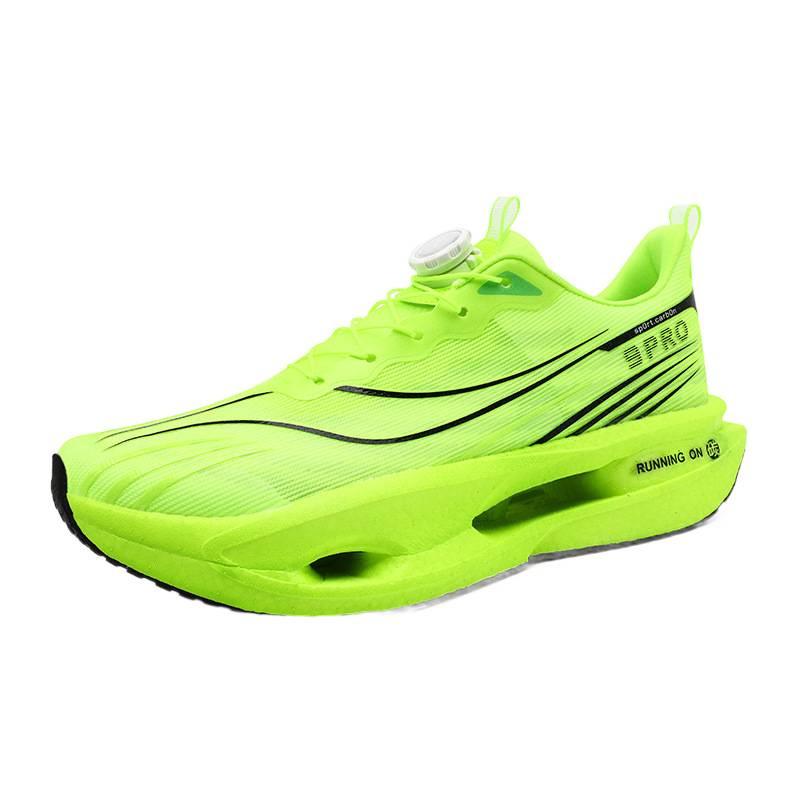 New Red Rabbit 9PRO Running Shoes Boys and Children Students Rotating Button Body Test Breathable Lightweight Carbon Board Moving Shoes Women's 8PRO