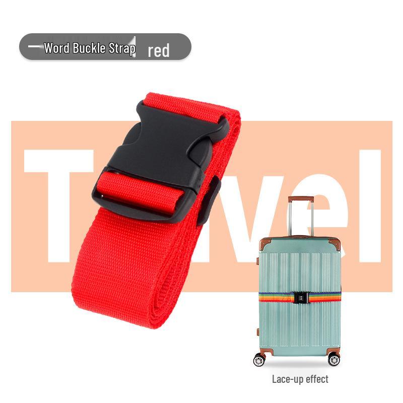 Polypropylene One-Word Luggage Strap for Suitcase Reinforcement with Wheels