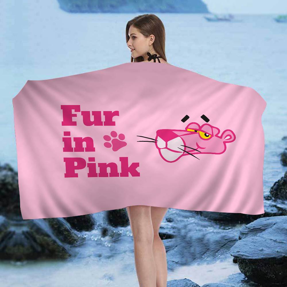 Klassisch Beliebt P-PantherS Cool P-Rosa Mikrofaser Decke Trocknen Strandtücher Übergröße Druck Super Saugfähig Poolhandtuch Cotton 30x30cm